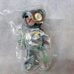 Authentic Collectible Quarter Bear 2000 NEW HAMPSHIRE Blue/Green 9 New in Bag